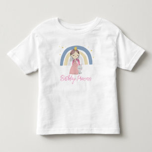 T-shirt Pour Les Tous Petits Fête d'anniversaire de la princesse mignonne