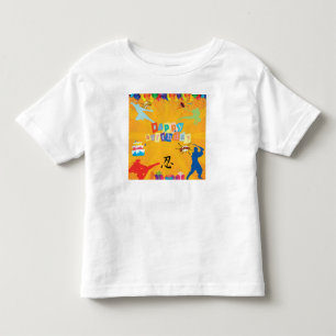 T-shirt Pour Les Tous Petits Fête d'anniversaire sur mesure de ninja pour enfan