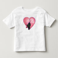 Fête de la Saint-Valentin au chat noir