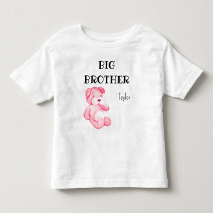 T-shirt Pour Les Tous Petits Fête de naissance de bébé fille Grand frère Enfant