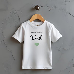 T-shirt Pour Les Tous Petits Fête des pères Superhero Papa - Cadeau mignon