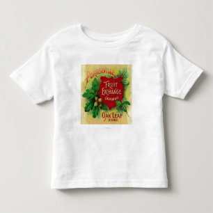 T-shirt Pour Les Tous Petits Feuille LabelPorterville orange, CA de chêne