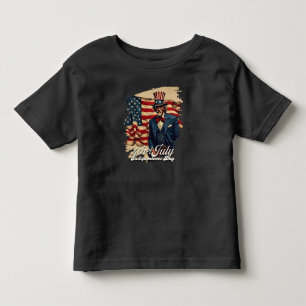 T-shirt Pour Les Tous Petits Fière âme du 4 juillet