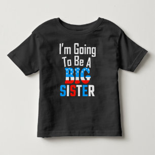 T-shirt Pour Les Tous Petits Fière Je vais être une grande sœur