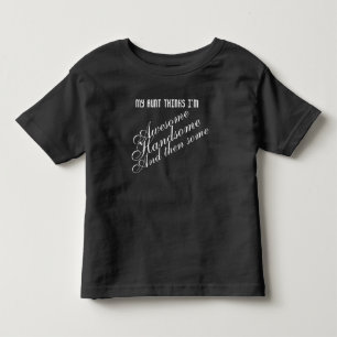 T-shirt Pour Les Tous Petits Fière tante du beau neveu