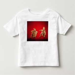 T-shirt Pour Les Tous Petits Figures des joueurs de base-ball cérémonieux
