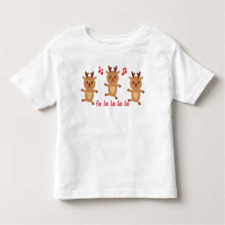 T-shirt Pour Les Tous Petits Fille de garçons du Rindeer Rudolph Snowflakes