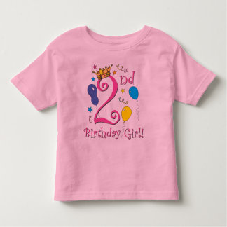 T-shirt Pour Les Tous Petits Fille du 2e anniversaire !