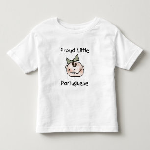 T-shirt Pour Les Tous Petits Fille Fier Petit Portugais
