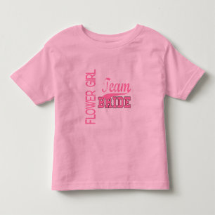 T-shirt Pour Les Tous Petits FILLE FLEURIE 1 de l'équipe