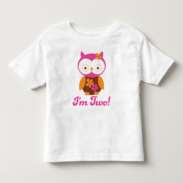 T-shirt Pour Les Tous Petits Filles 2e anniversaire (Devant)