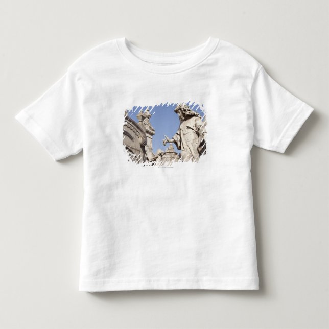 T-shirt Pour Les Tous Petits Fin de statue d'angle dans le cimetière de (Devant)