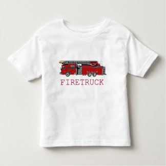 T-shirt Pour Les Tous Petits Firetruck