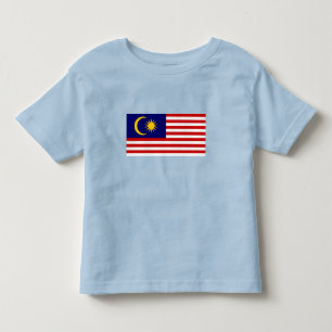 T-shirt Pour Les Tous Petits Flag malaisien