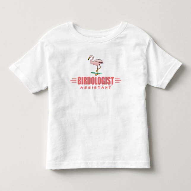 T-shirt Pour Les Tous Petits Flamant drôle (Devant)