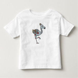 T-shirt Pour Les Tous Petits Flamingo as Robot