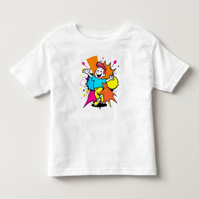 T-shirt Pour Les Tous Petits Flamme de joie (Devant)