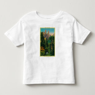 T-shirt Pour Les Tous Petits Flèches de cathédrale et vallée de Yosemite