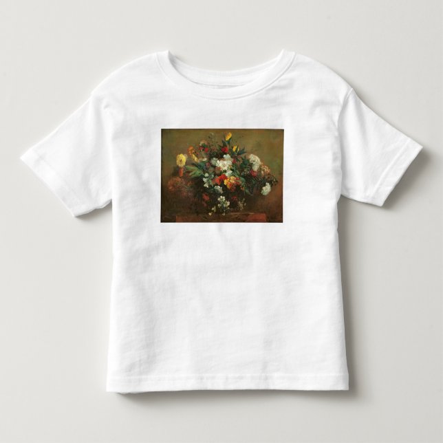 T-shirt Pour Les Tous Petits Fleurs (Devant)