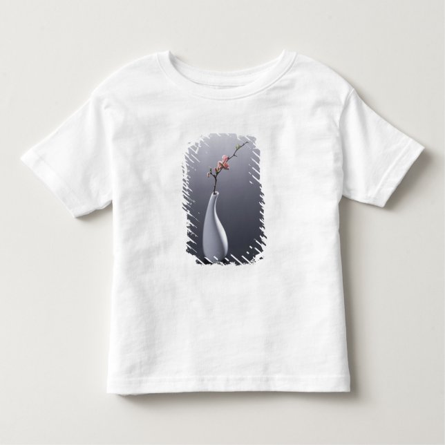 T-shirt Pour Les Tous Petits Fleurs de cerisier dans le vase (Devant)