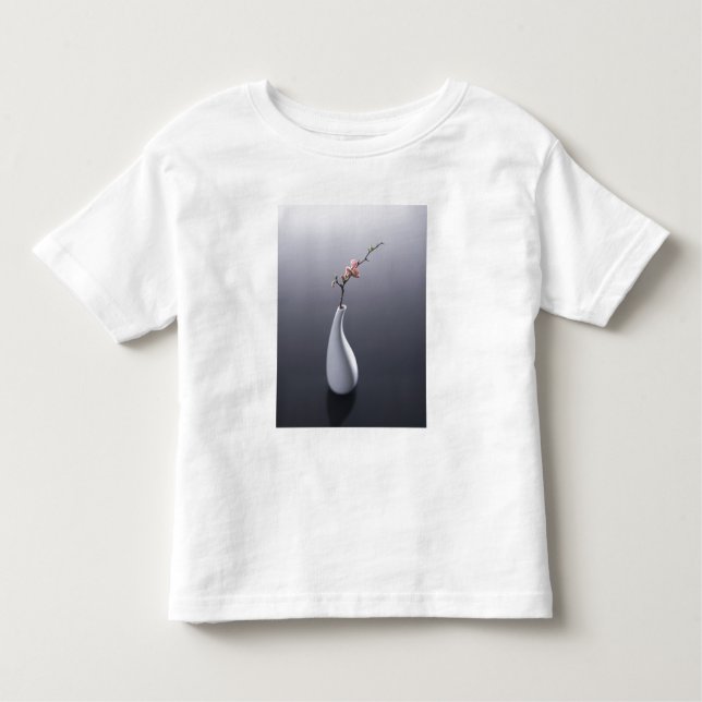 T-shirt Pour Les Tous Petits Fleurs de cerisier dans le vase (Devant)