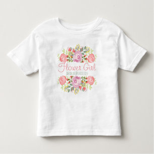 T-shirt Pour Les Tous Petits Fleurs personnalisées mignonnes