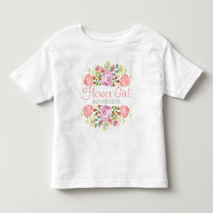 T-shirt Pour Les Tous Petits Fleurs personnalisées mignons