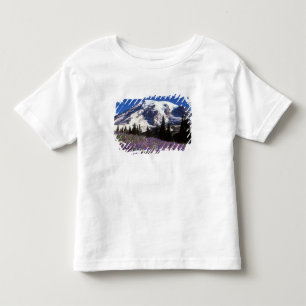 T-shirt Pour Les Tous Petits fleurs sauvages estivales au pied du mont Rainier,