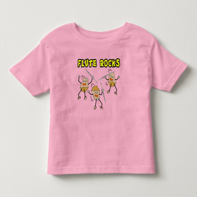 T-shirt Pour Les Tous Petits Flute Rocks (Devant)