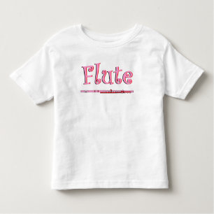 T-shirt Pour Les Tous Petits Flûte rose