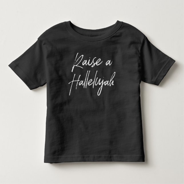 T-shirt Pour Les Tous Petits Foi ; Levez un Hallelujah (Devant)