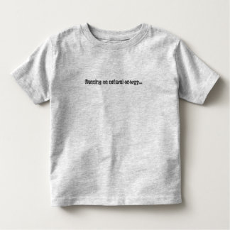 T-shirt Pour Les Tous Petits Fonctionnement sur l'énergie naturelle…