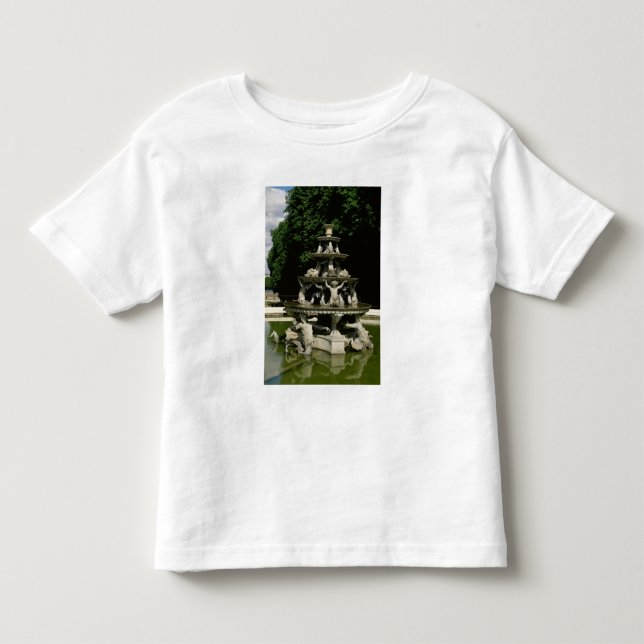 T-shirt Pour Les Tous Petits Fontaine de la Pyramide (Devant)