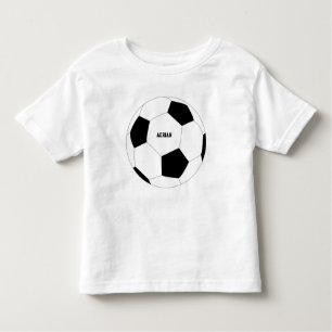 T-shirt Pour Les Tous Petits Football de balle de football personnalisé