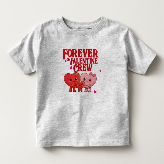T-shirt Pour Les Tous Petits Forever Valentine Crew (Devant)