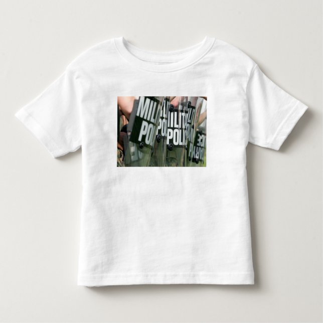 T-shirt Pour Les Tous Petits Formation de contrôle des émeutes (Devant)