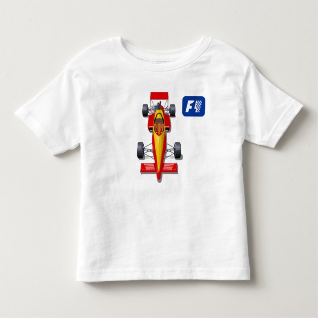 T-shirt Pour Les Tous Petits Formula 1 race car (Devant)