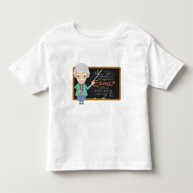 T-shirt Pour Les Tous Petits Formule EMC2 du professeur de sciences (Devant)