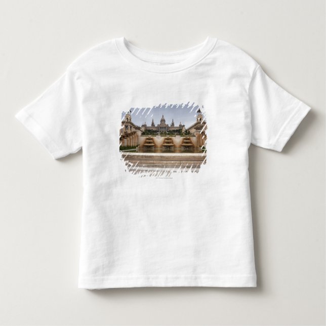 T-shirt Pour Les Tous Petits Forteresse de Montjuc (Devant)