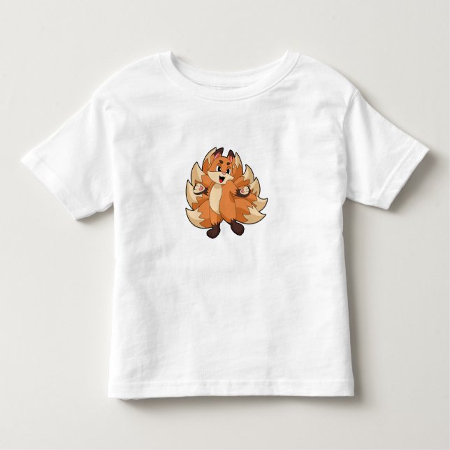 T-shirt Pour Les Tous Petits Fox (Devant)