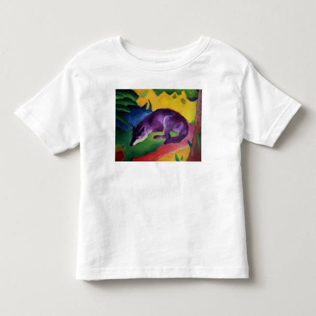 T-shirt Pour Les Tous Petits Fox bleu, 1911 (Devant)