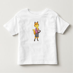 T-shirt Pour Les Tous Petits Fox comme secrétaire de la Coupe du café