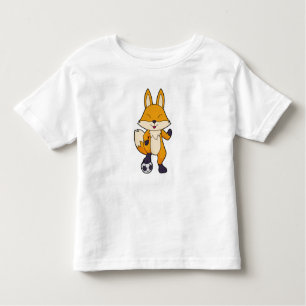 T-shirt Pour Les Tous Petits Fox Soccer player Soccer
