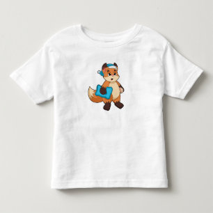 T-shirt Pour Les Tous Petits Fox with Nightcap