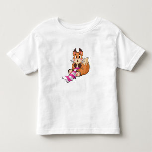 T-shirt Pour Les Tous Petits Fox with Scarf