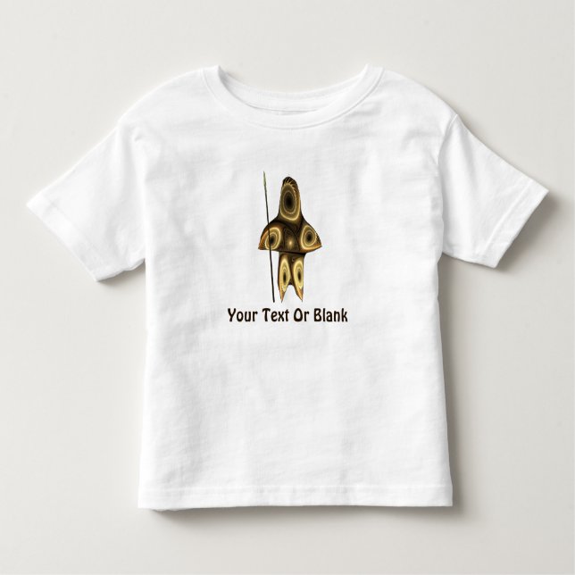 T-shirt Pour Les Tous Petits Fractal Inuit Hunter (Devant)