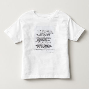 T-shirt Pour Les Tous Petits Fragment Divina Commedia de Dante de '