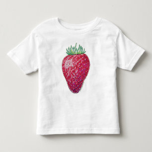 T-shirt Pour Les Tous Petits Fraise Debout