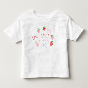 T-shirt Pour Les Tous Petits Fraises Berry Premier anniversaire