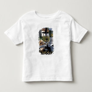 T-shirt Pour Les Tous Petits France, Bourgogne, Chablis. Vin local et